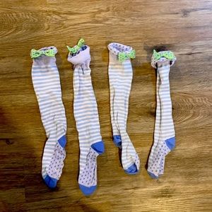 2 pairs of MAtilda Janes high socks